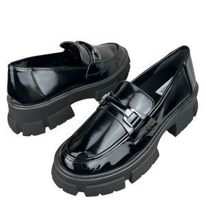 Steve Madden | Shoes | Nib Steve Madden Lively Platform Loafer Black Patent  Leather Sz Academia | Poshmark
